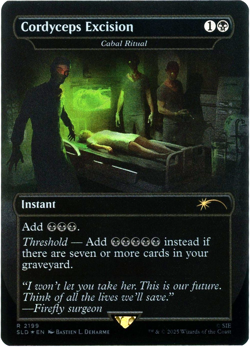 Cordyceps Excision (Rainbow Foil) 2199 Secret Lair Drop The Last of Us Part I NM - Image 1