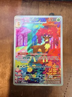 Sawsbuck 166/162 SV05 Temporal Forces Illustration Rare Holo Full Art EN 2024 - Image 1