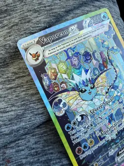 Pokemon TCG Vaporeon EX Prismatic Evolutions 149/131 SIR LP+/NM - Image 4