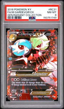 M Gardevoir EX RC31/83 Generations Radiant Collection Pokemon PSA 8 - Image 1