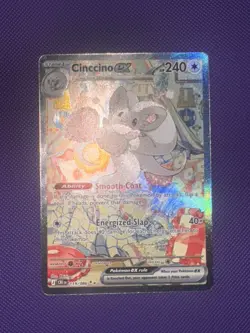 Cinccino ex 119/086 Chaos Rising Rare Full Art Holo Pokemon TCG HP 240 - Image 1