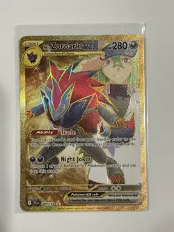 N'S ZOROARK EX 189/159 HYPER RARE JOURNEY TOGETHER POKEMON NM/M - Image 1