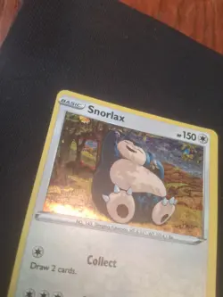 Pokemon Card Snorlax 141/192 Cosmos Holo Rare Rebel Clash - Image 5
