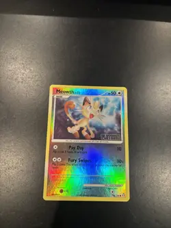 Pokemon TCG Legends Awakened Reverse Holo Burger King Expansion Stamp Meowth - Image 1