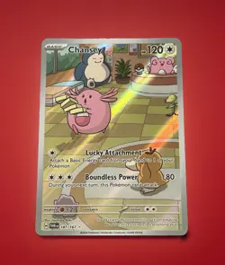 Pokemon TCG Chansey Illustration Rare 187/167 from Twilight Masquerade - Image 1