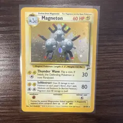 Magneton 9/130 Base Set 2 Unlimited Rare Holo Pokemon TCG - Image 1
