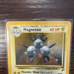 Magneton 9/130 Base Set 2 Unlimited Rare Holo Pokemon TCG - Image 3