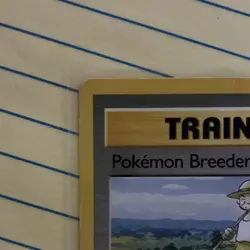 Pokemon TCG Pokemon Breeder 76/102 Base Set Rare Regular English 1999 Sugimori - Image 3