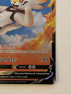 Pokemon TCG Cinderace VMAX Holo Ultra Rare 018/072 - Image 4