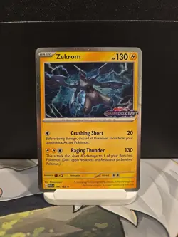 Pokemon Zekrom Paradox Rift Stamped Promo 066/182 Holo - Image 1