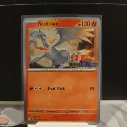 Pokemon TCG Stellar Crown - Reshiram Uncommon #22 Cosmos Holo - Image 1