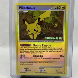 Pokemon Pikachu 94/123 Diamond and Pearl Burger King Stamped Reverse Holo *RARE* - Image 1