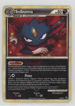 Weavile German Pokemon HeartGold & SoulSilver Undaunted #25 2010 - Image 1