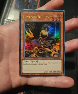 yugioh misprint name shift ra01 1st lonefire blossom ultra - Image 1