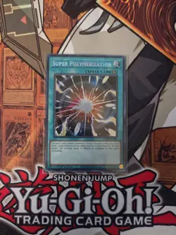 YUGIOH SUPER POLYMERIZATION BLMR-EN089 SECRET 1ST ED NM - Image 1
