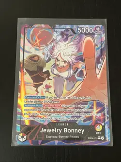 One Piece TCG OP15 -EB04 Jewelry Bonney Leader Alt Art EB04-001 NM - Image 1