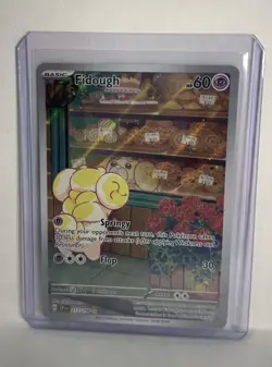 Pokemon TCG Fidough Scarlet & Violet Base Set 213/198 Holo Illustration Rare - Image 1
