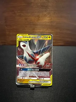 Latias & Latios GX (ULTRA RARE) SM Tag Team Up 113/181 Pokemon Sun And Moon - NM - Image 1