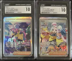 SEQUENTIAL CGC 10 IONO 237 269 PALDEAN FATES PALDEA EVOLVED TRAINER POKEMON - Image 1