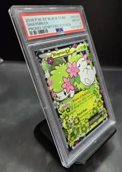 2016 Shaymin Ex XY148 Pokemon XY Black Star Promo PSA 8 - Image 2