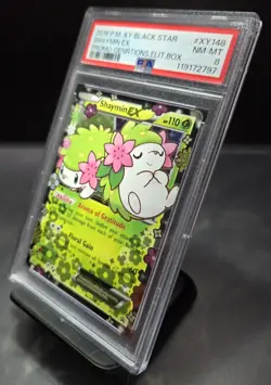 2016 Shaymin Ex XY148 Pokemon XY Black Star Promo PSA 8 - Image 3