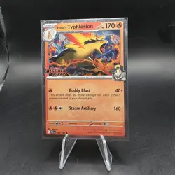 Ethan's Typhlosion 034/182 Pre Release Promo Destined Rivals Pokemon TCG NM - Image 1