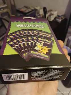 Pokemon ( 7x Box Lot ) 2025 Trick or Trade Hanger Boxes ( 105 Total Packs ) - Image 2