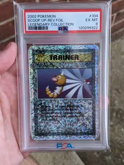 Pokemon Legendary Collection Reverse Holo Scoop Up #104/110 PSA 6 EX-MT - Image 1