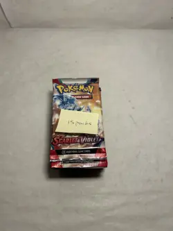 15x Pokemon Scarlet and Violet Base Set Booster Packs New Sealed - Image 2