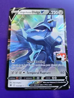 Origin Forme Dialga V 113/189 Prize Pack Series Holo NM Pokemon - Image 1