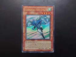 Yugioh - Elemental Hero Stratos JUMP-EN012 Ultra Rare Promo - Image 1