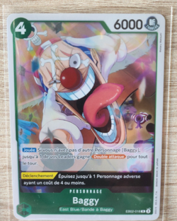 Carte One Piece Baggy EB02-018 FR - Card game Holo NEUF - Image 1