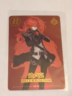 Genshin Impact Anime Trading Card Game TCG CCG PR Diluc PR-06 CCG Collectible - Image 1