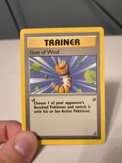 93/102 Gust of Wind - Base Set - Common Pokemon TCG Card - Image 1