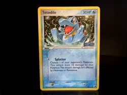 Totodile 78/115 EX Unseen Forces Reverse Holo Stamped 2005 TCG LP+ Pokemon Card - Image 2