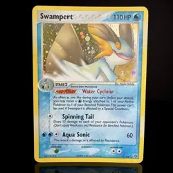 Swampert 11/106 NM EX Emerald Holo Rare Card Condition Pokemon TCG - Image 1