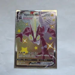 Pokemon TCG Toxtricity VMAX Shiny Holo Rare Card SV113/SV122 NM - Image 1