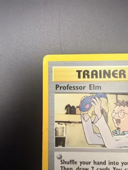 TRAINER PROFESSOR ELM 96/111 2000 NEO GENESIS SET POKEMON CARD 1st EDITION - Image 5