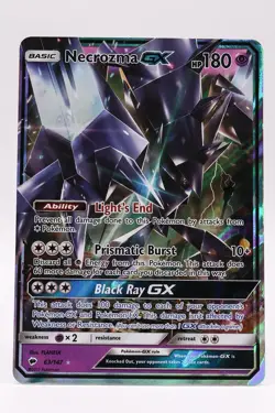Necrozma GX Ultra Rare Pokemon Card Burning Shadows 63/147 - Image 1