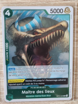 Carte One Piece Maitre des lieux OP11-028 FR - Card game Holo NEUF - Image 1