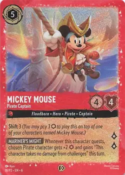 Disney Lorcana Promo Cards #18 Mickey Mouse - Image 1