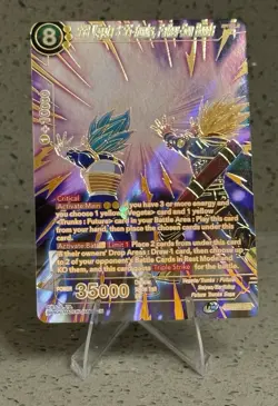 SSB Vegeta & SS Trunks Father Son Bonds SPR Foil Dragon Ball Super Card | NM - Image 1