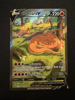 Pokemon TCG Charizard V SWSH Black Star Promos Holo Card SWSH260 NM - Image 1
