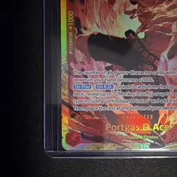 Bandai One Piece Card Game - Portgas D. Ace OP06-119 SEC Alt Art Foil EN 6000 - Image 4