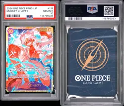 One Piece Card Game Monkey D Luffy PSA 10 OP05-119 PRB01 2024 Japanese - Image 3