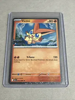 Victini (Black Bolt 12/86) cosmos holo stamped Pokemon TCG card - Image 1