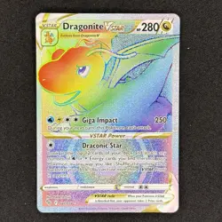 Dragonite VSTAR 081/078 Pokemon GO Secret Rare Pokemon Card - Image 1