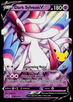 Jumbo Cards #SWSH134 Dark Sylveon V - Image 1