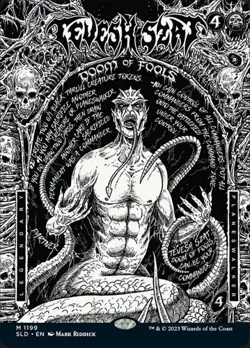 Tevesh Szat, Doom of Fools - Foil Extended Art Secret Lair NM MTG - Image 1