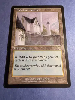 Magic The Gathering MTG Tolarian Academy NM, Near Mint Urza's Saga 3/3 - Image 1